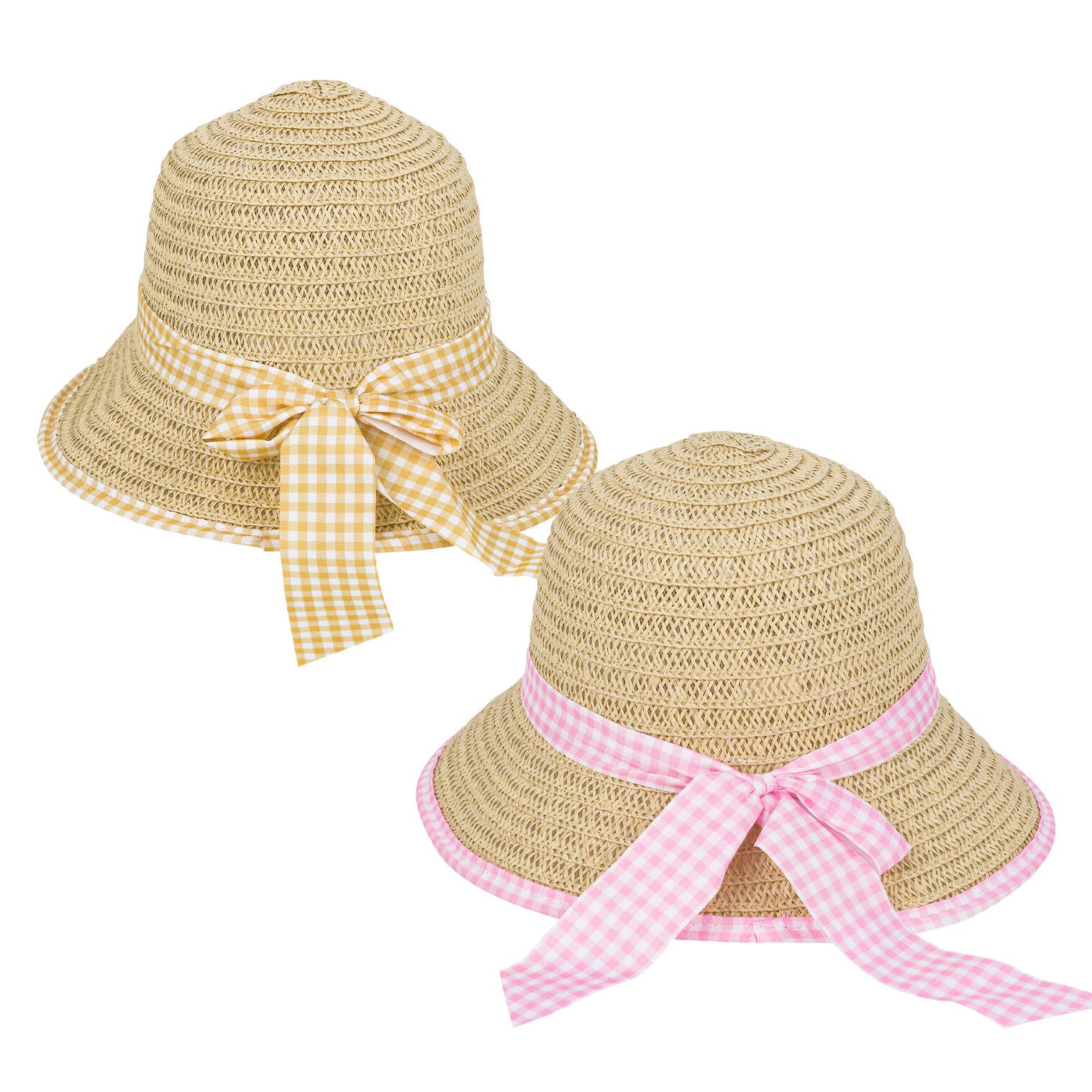 Momentum Brands Kids Straw Hats with Bow - Assorted