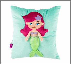 PLUSH PILLOW,13" LITTLEMERMAID
