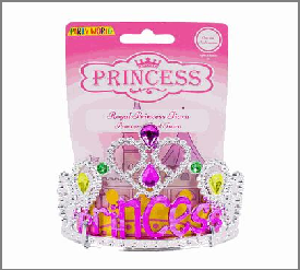 CROWN,PRINCESS SILVER w/ HOT P