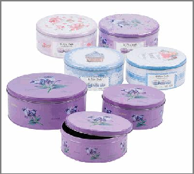 TIN CANISTER,3pc SET HOMESWEET