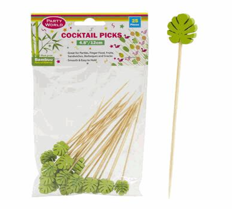 4.8" Monster Cocktail Picks – 25 Pack Fun Drink & Appetizer Sticks