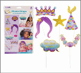 PHOTO PROPS,8ct 12"MERMAID
