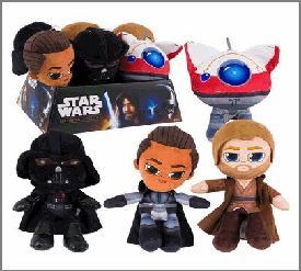 PLUSH,8" STAR WARS BASIC AST