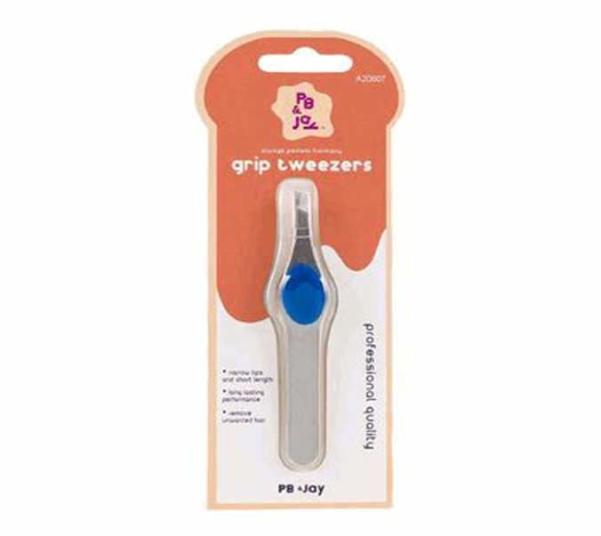 Silver Tweezer 1pc EZ Grip – LaColors