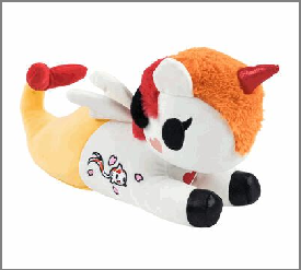 PLUSH,13" SOUISHY UNICORN TOKI