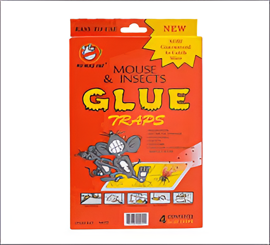 Small Mouse & Insect Glue Traps 4-Pack – Strong Adhesive Pest Control Solution