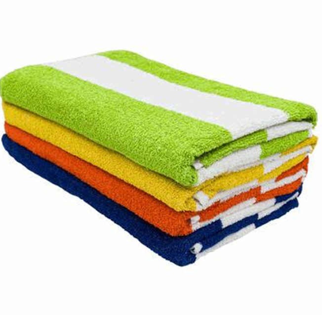 Cabana Stripe Bath Towel, 60x30" – Stylish & Soft