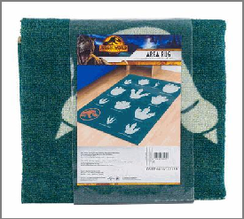 AREA RUG,54"Lx40"W JURASSIC WR