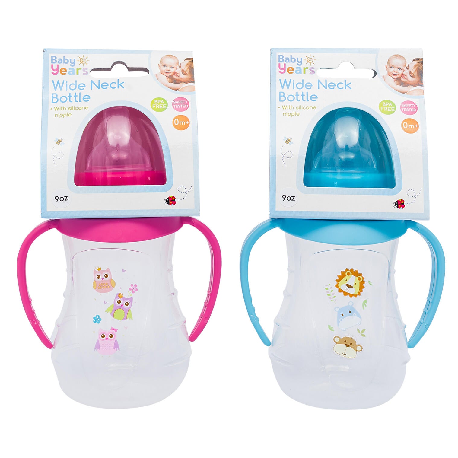 Baby Years Wide Neck Bottle 9oz Assorted