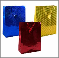 GIFT BAG,XL HOLOGRAM AST