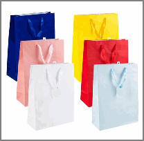 GIFT BAG,XL PASTELS GLOSSY AST