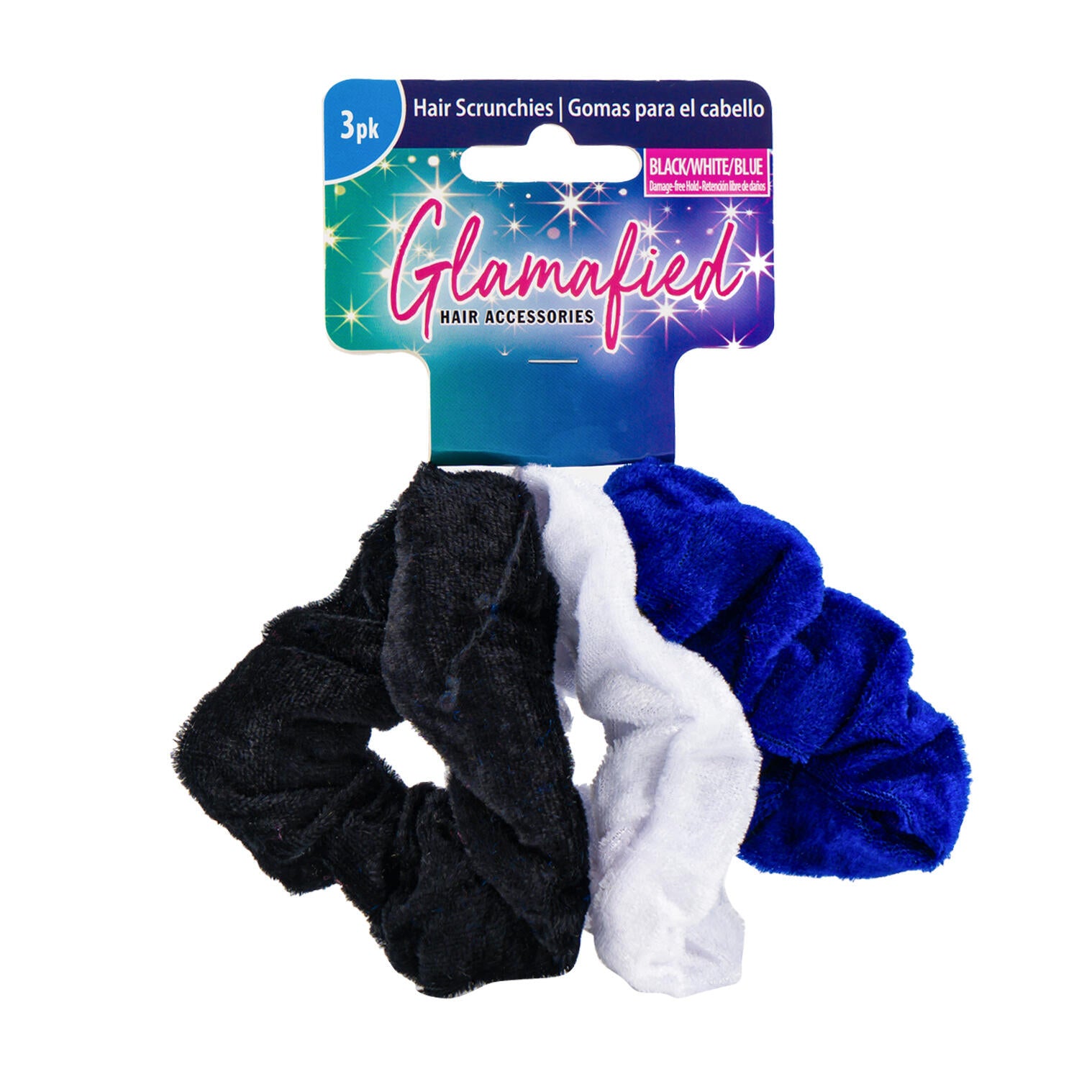 Glamafied 3pk Hair Scrunchies