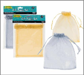 GIFT POUCH SET,5pc LRG w/DRAWS