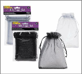 GIFT POUCH SET,6pc SMALL w/DRA