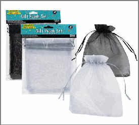 GIFT POUCH SET,5pc LRG w/DRAWS