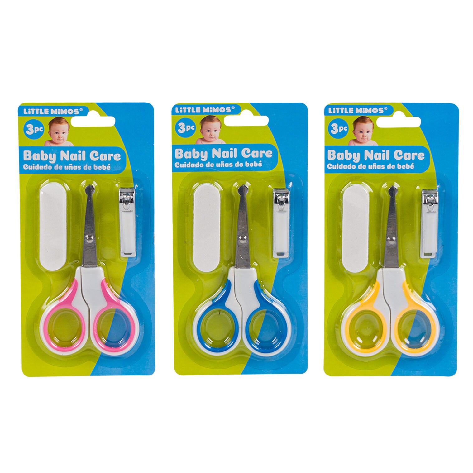 Little Mimos 3pc Baby Nail Care Set- Assorted