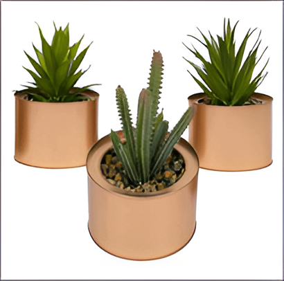 Artificial Succulent Plant 6-Inch Realistic Decorative Greenery