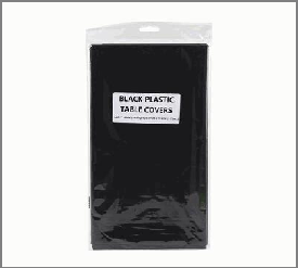 TABLE COVER,54"X108" , BLACK