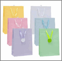 GIFT BAG,XL MATTE PASTELS AST
