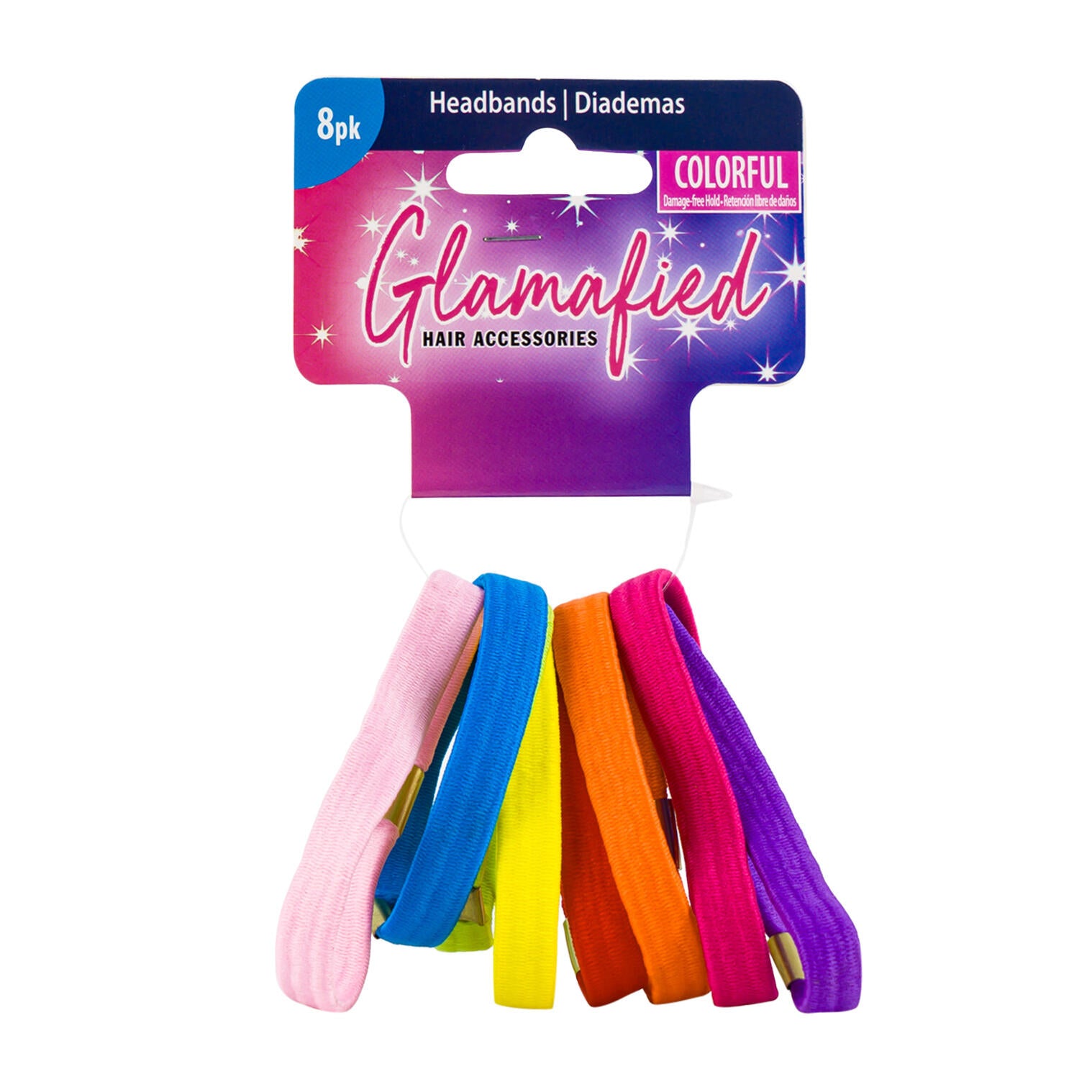 Glamafied 8pk Colorful Headbands
