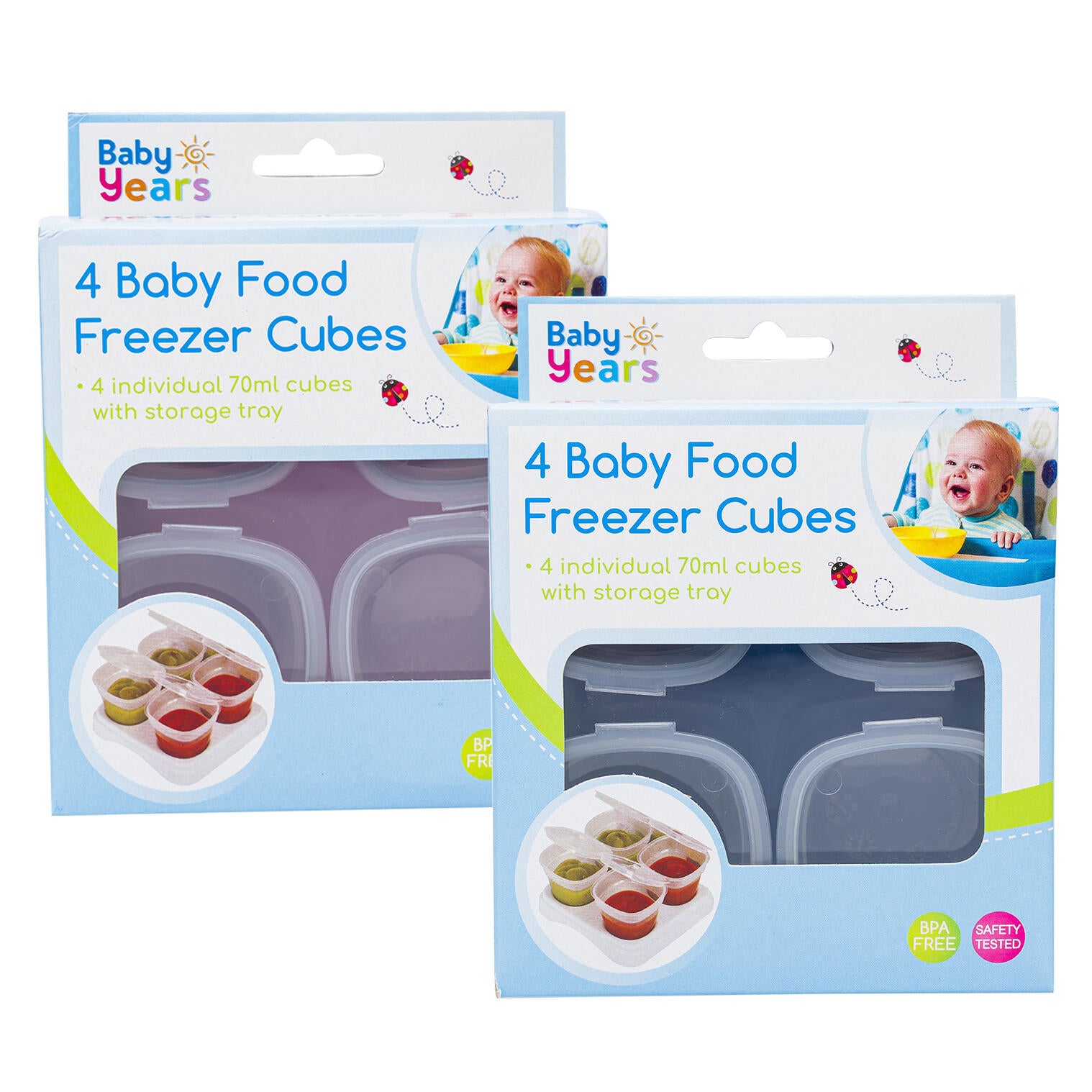 Baby Years 4 Baby Food Freezer Cubes Assorted
