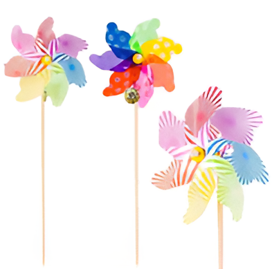 Garden Stake Decor 29"Pinwheel Accent