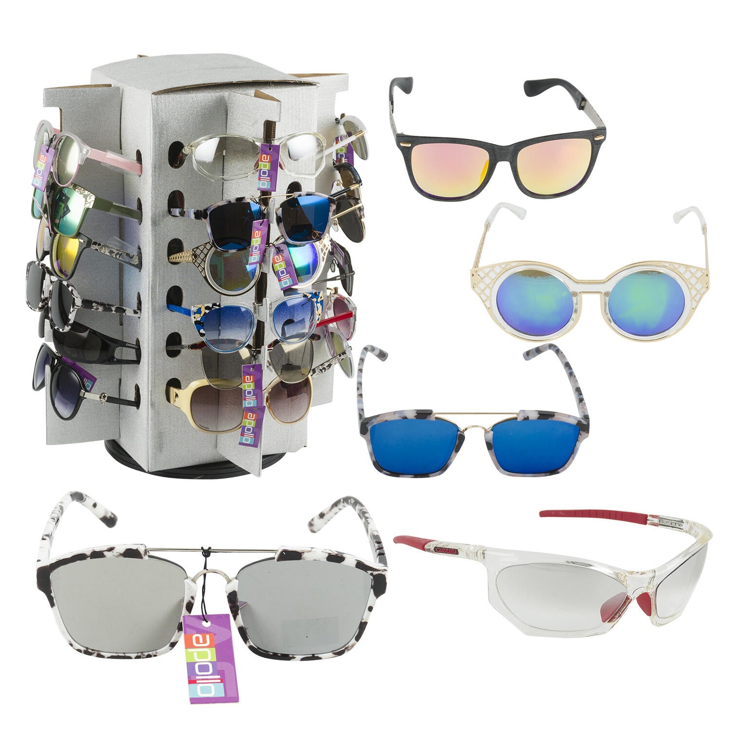 Apollo Party Glasses with Display - Assorted