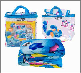 BEDDING SET,4pcBLUES CLUES"LET