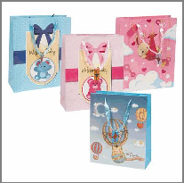 GIFT BAG,MED BABY DESIGN