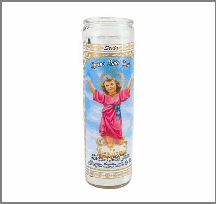 CANDLE 8" , DIVINO NINO JESUS