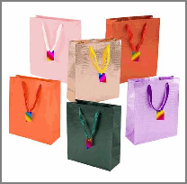 GIFT BAG,MED,6ASST,EMBOSSED