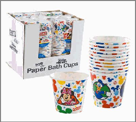 PAPER CUPS,24CT 3oz BATH DIS M