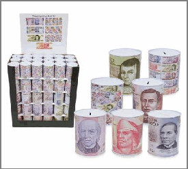 SAVING BANK,6"PESO 8-AST