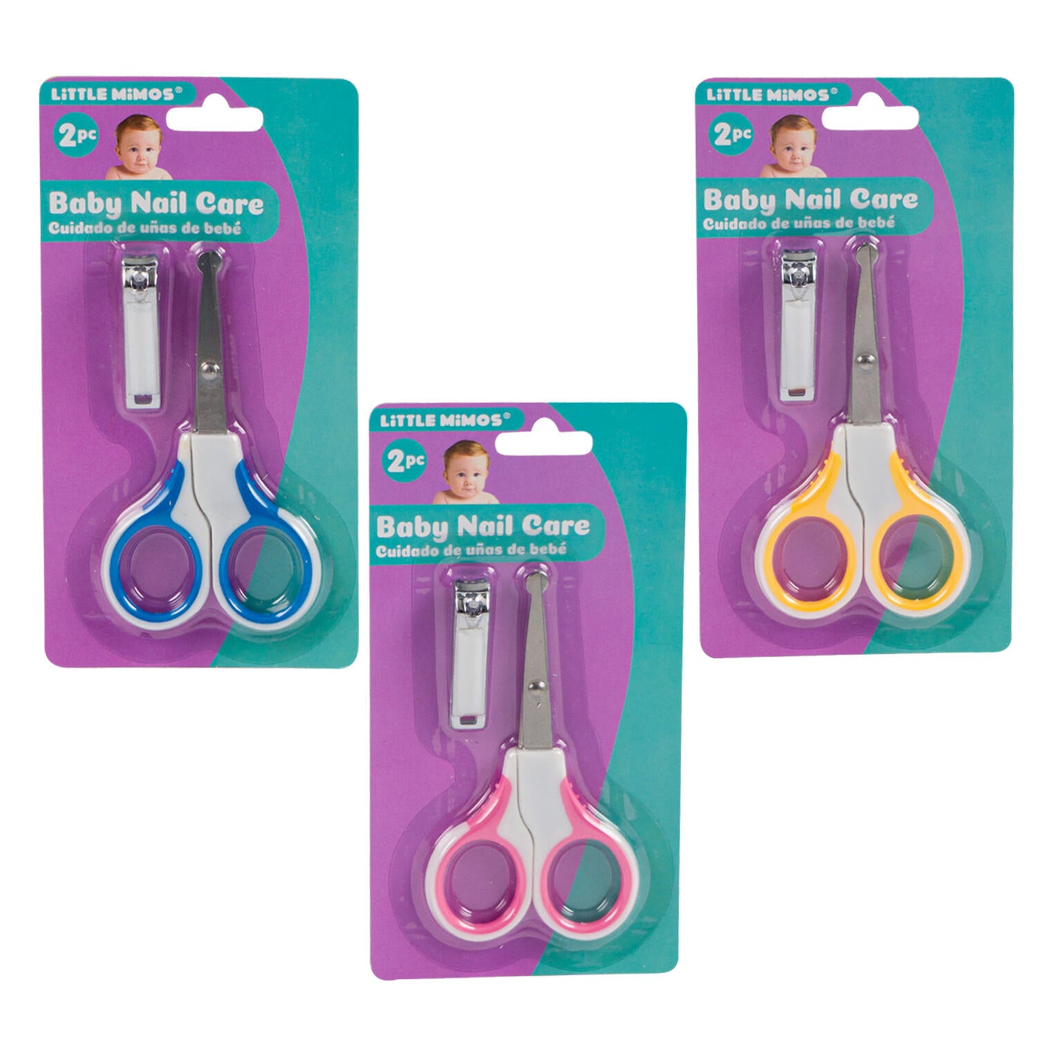 Little Mimos 2pc Baby Nail Care Set- Assorted