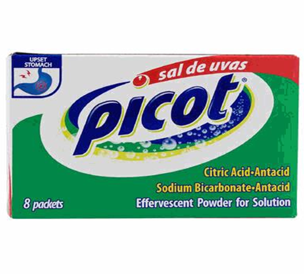 Picot Antacid 8 Pack – Fast Relief from Heartburn and Indigestion