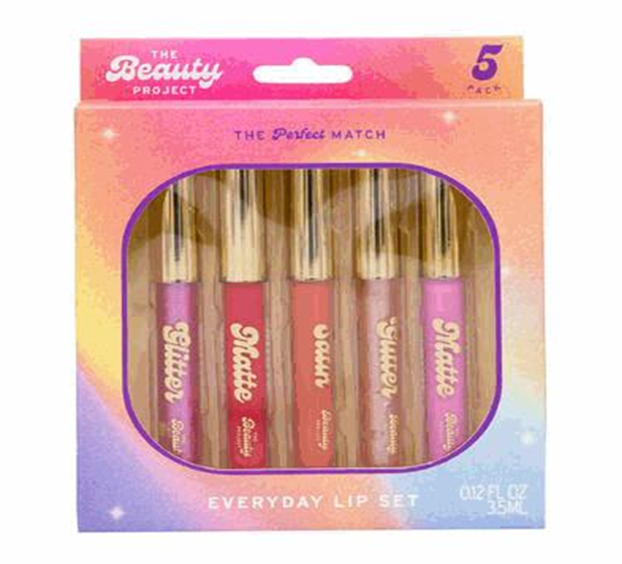 5 Piece Liquid Lipstick Set – Everyday Lip Colors