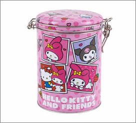 Round Lock-Top Canister 6.5"H – MYM Character Design