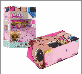 SHEET SET,4pcFULL LOL SUPER CI