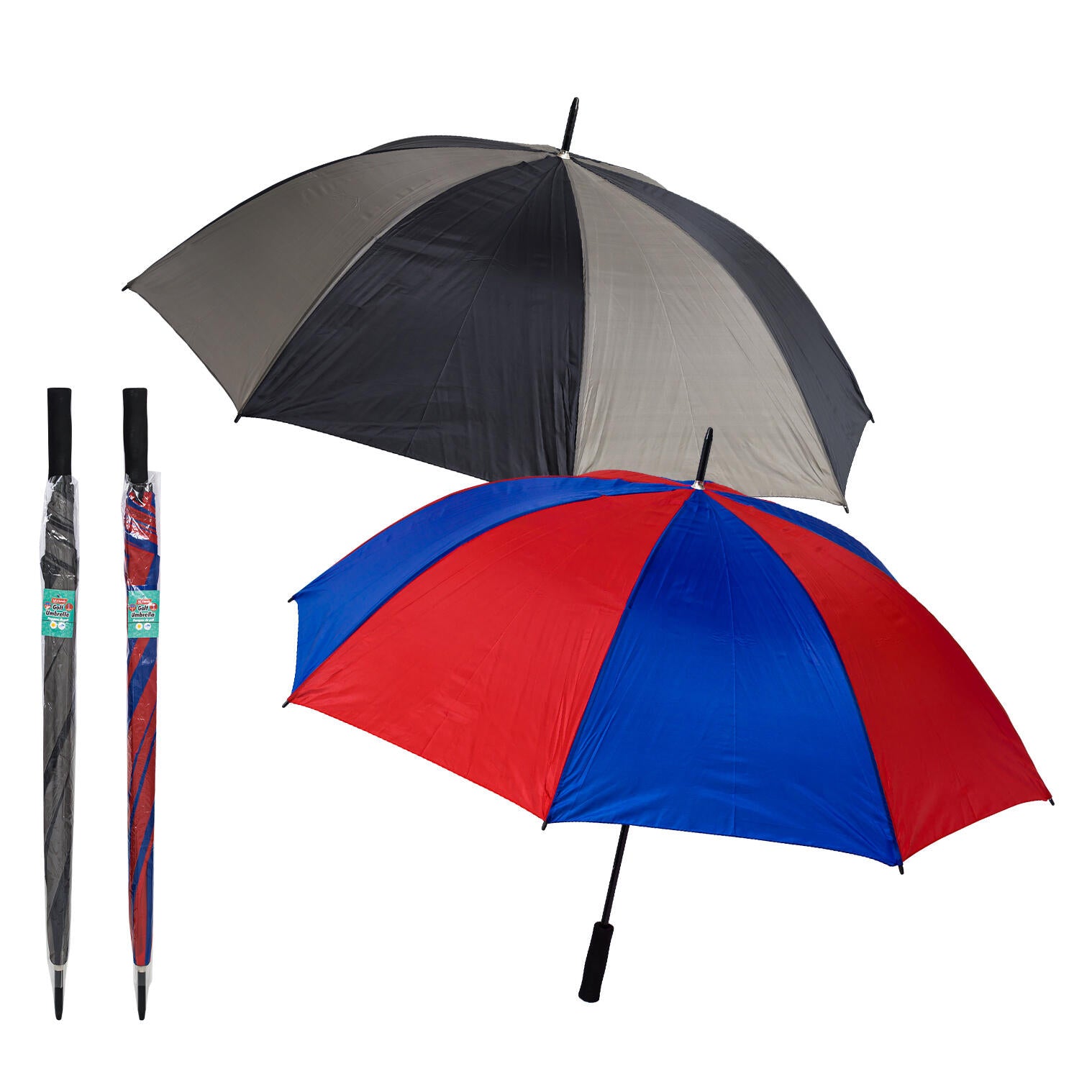 Mr. Handy Golf Umbrella with Foam Grip Handle  28''  Assorted Colors