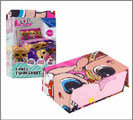 SHEET SET,TWIN LOL SURPRISE CI