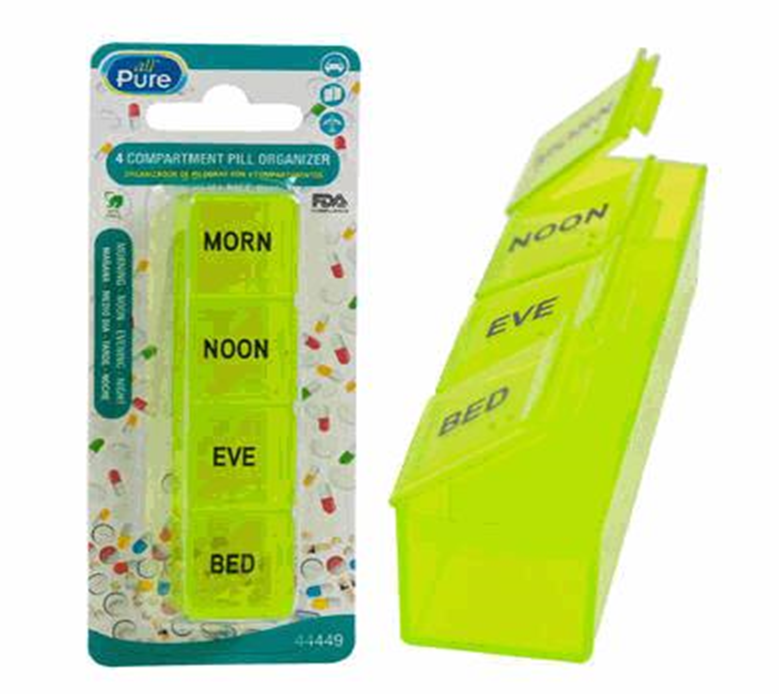 10-Inch Pill Case Organizer Box