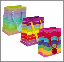 GIFT BAG,SML,3 ASST,EVERYDAY R