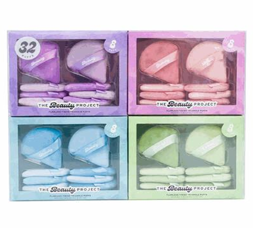 Make Up Face Puff Set – 32pc Triangle Blending Sponges