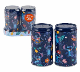 Stitch Salt & Pepper Shaker Set – 4" Height