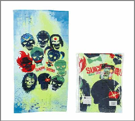 BEACH TOWEL,58x28"SUICIDE SQUA