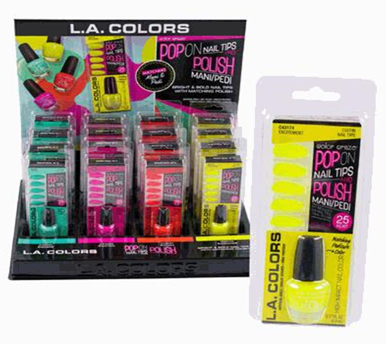 Pop-On Nail Polish with Tips