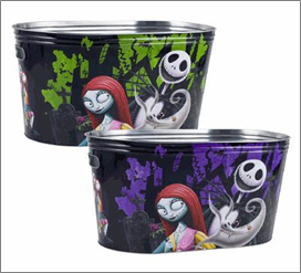 Large Oval Tub 16" – Nightmare Before Christmas (2 Assorted)