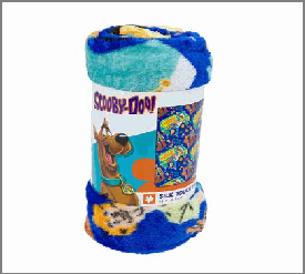 THROW,40"X50"SCOOBYDOO SILK TO