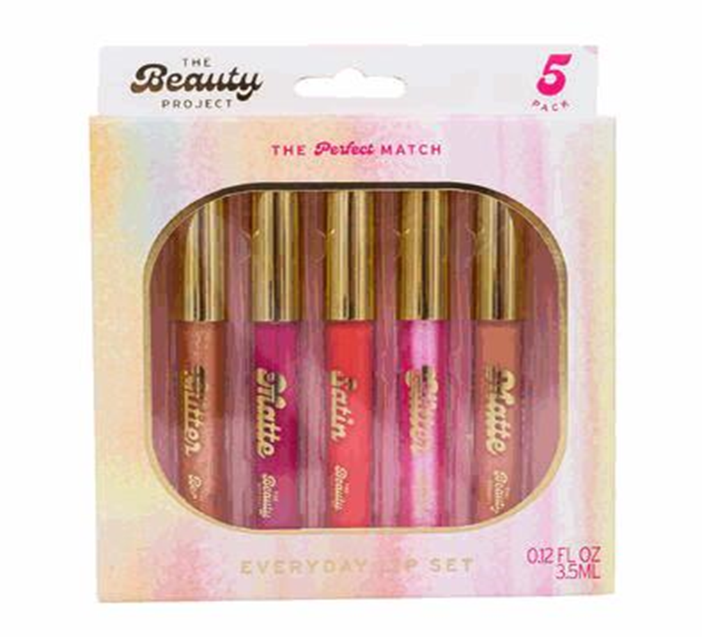 5 Pieces Liquid Artwork Lipstick Set – Vibrant Long-Lasting Colors
