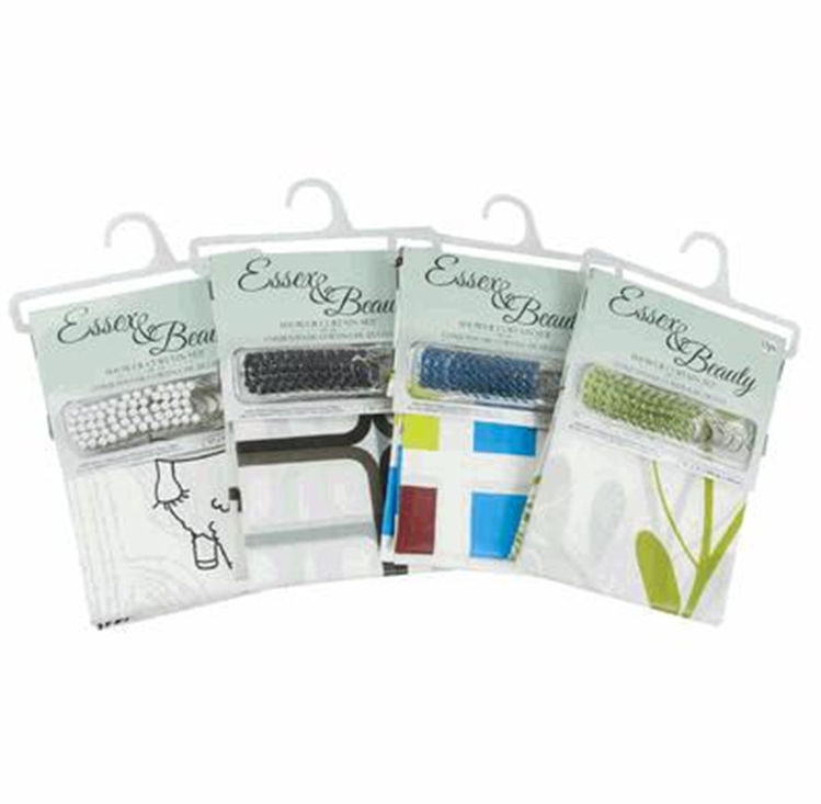 71" PEVA Shower Curtain – 0.08mm Thick, Waterproof Mold-Resistant